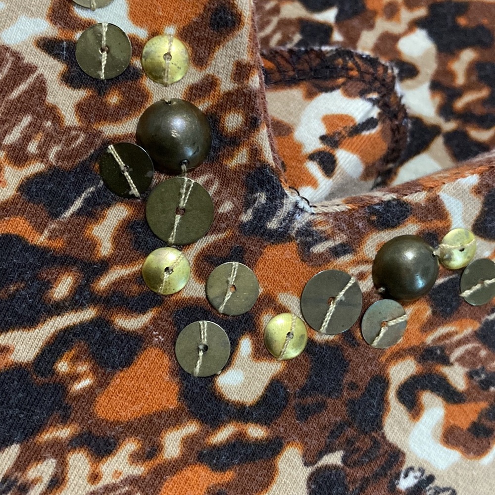 Ruby Rd Patterned Embellished Top |Size 1x - image 3